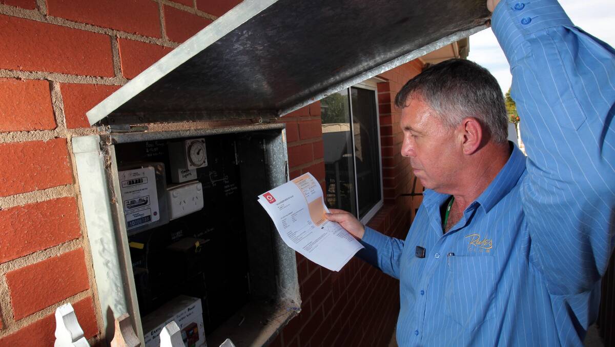 SHOCK TREATMENT: Glenfield Park resident Craig Vietch was stunned to discover an estimate of his electricity meter had resulted in a 241 per cent spike in his quarterly bill.