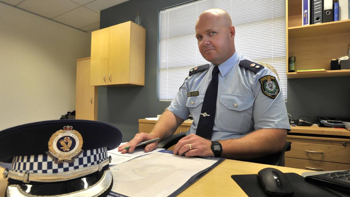 Wagga police chief Superintendent Bob Noble.