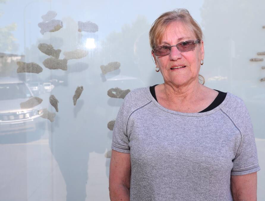 Aunty Lorraine Tye's exhibition focuses on how Wiradjuri people managed and cultivated natural land resources. Pictures: Kieren L.Tilly