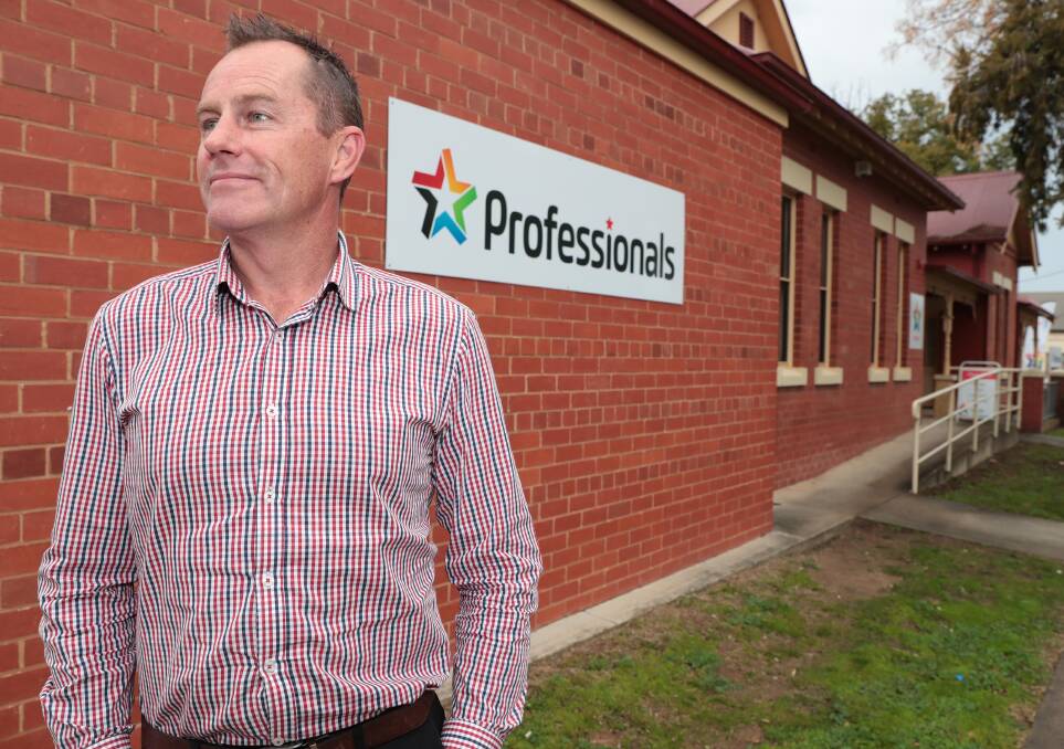 Paul Irvine, director for Professionals Real Estate in Wagga.