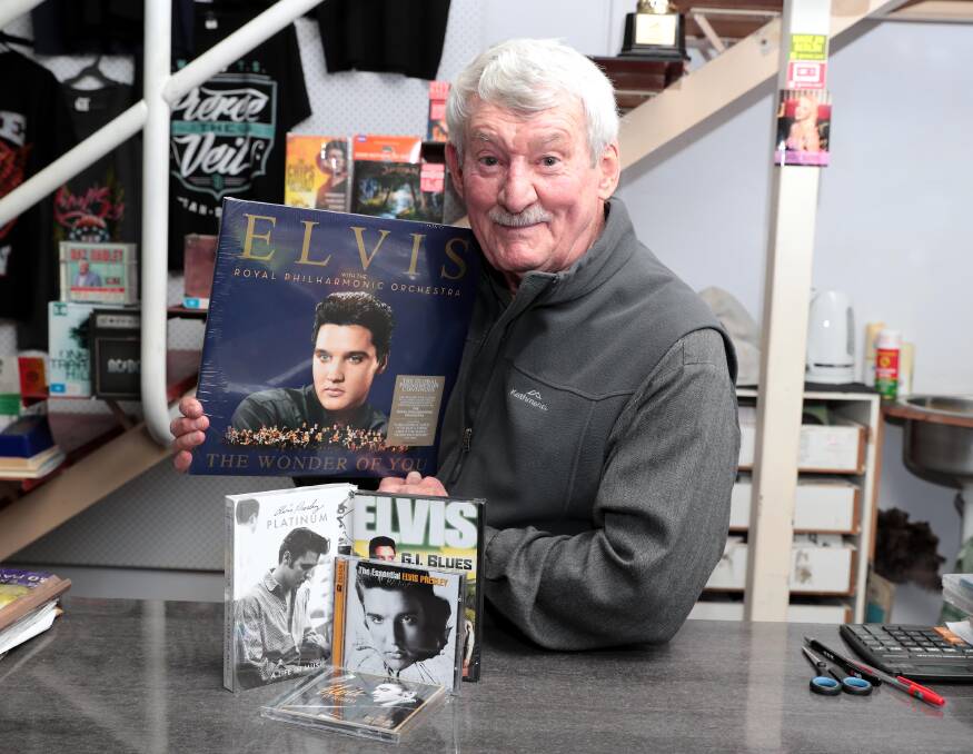 ALL SHOOK UP: Don Tuckwell is an Elvis enthusiast and thinks everyone can relate to the King of Rock and Roll through his music. Picture: Kieren L.Tilly