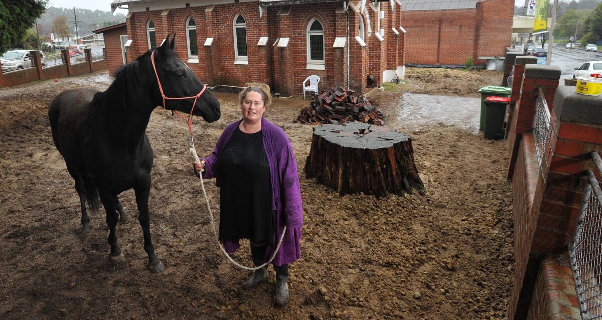 LEAVING HERE: Kathy Pope and Missy Moo have moved to Tumbarumba after an 18-month battle.
