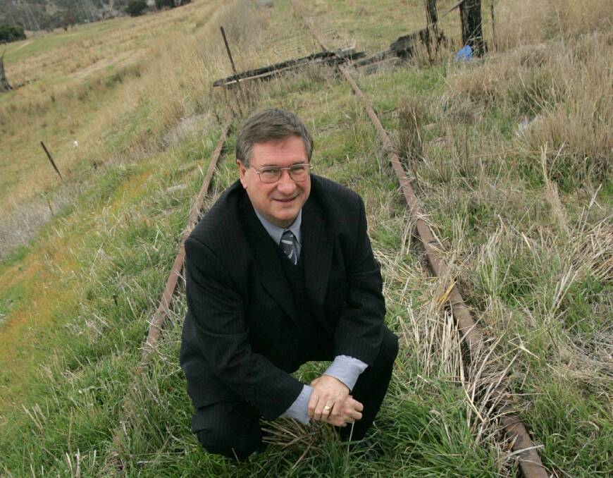 Former Riverina Regional Development Board executive officer Peter Dale was involved in the push for a Wagga-to-Ladysmith rail trail in 2006.