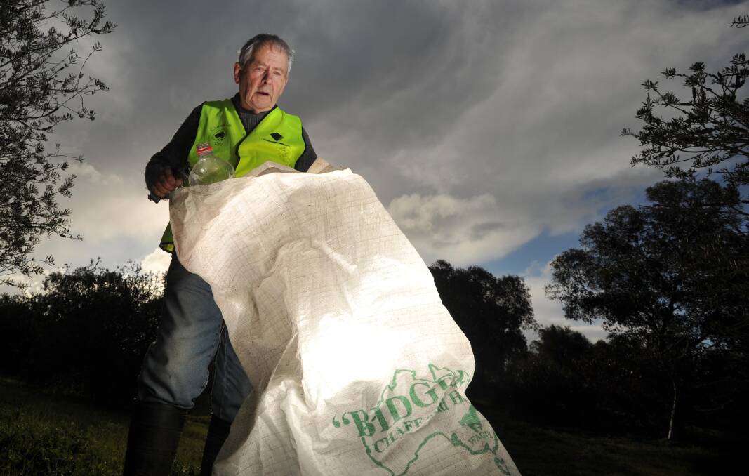 TIDY UP: Wagga Tidy Towns committee chairman John Rumens says both the community and corporations need to show some civic pride.