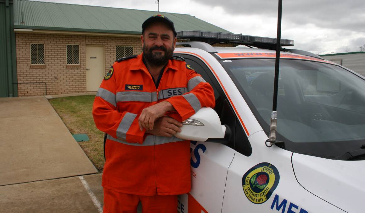 NSW State Emergency Service Murrumbidgee region deputy controller Jon Gregory.