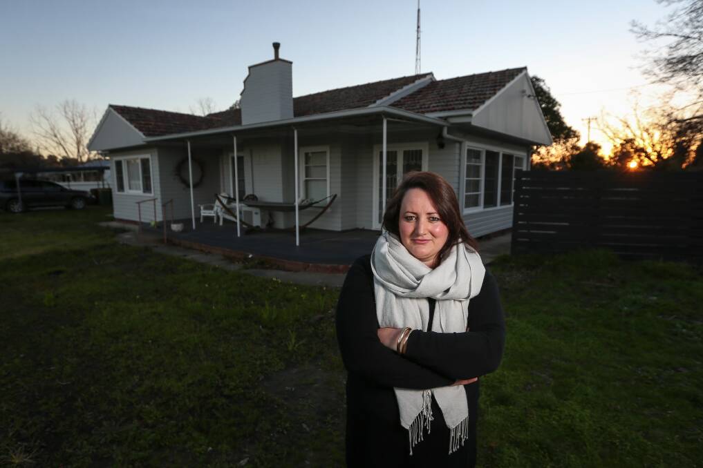 HARSH REALITY: Emily Garlick accepts the need for a NSW government loose-fill asbestos program but remains sad her Holbrook house will be one of those lost. Picture: James Wiltshire
