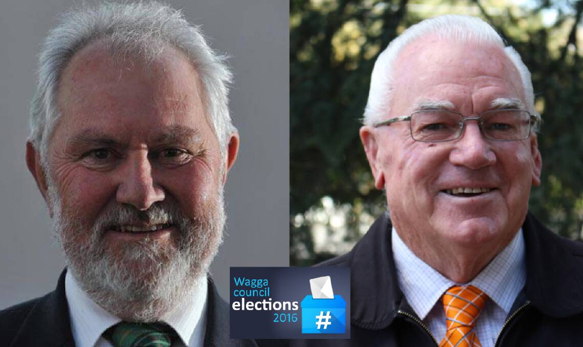 POWER BROKERS: Incumbent mayor Rod Kendall heads up the Next Generation ticket, up against veteran councillor and former mayor Kerry Pascoe, who wants his old robes back. 