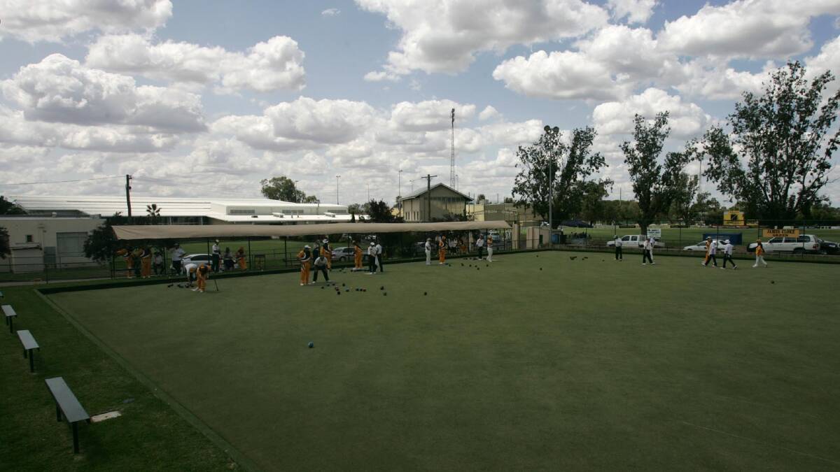 The greener pastures of the bowling club in 2010.