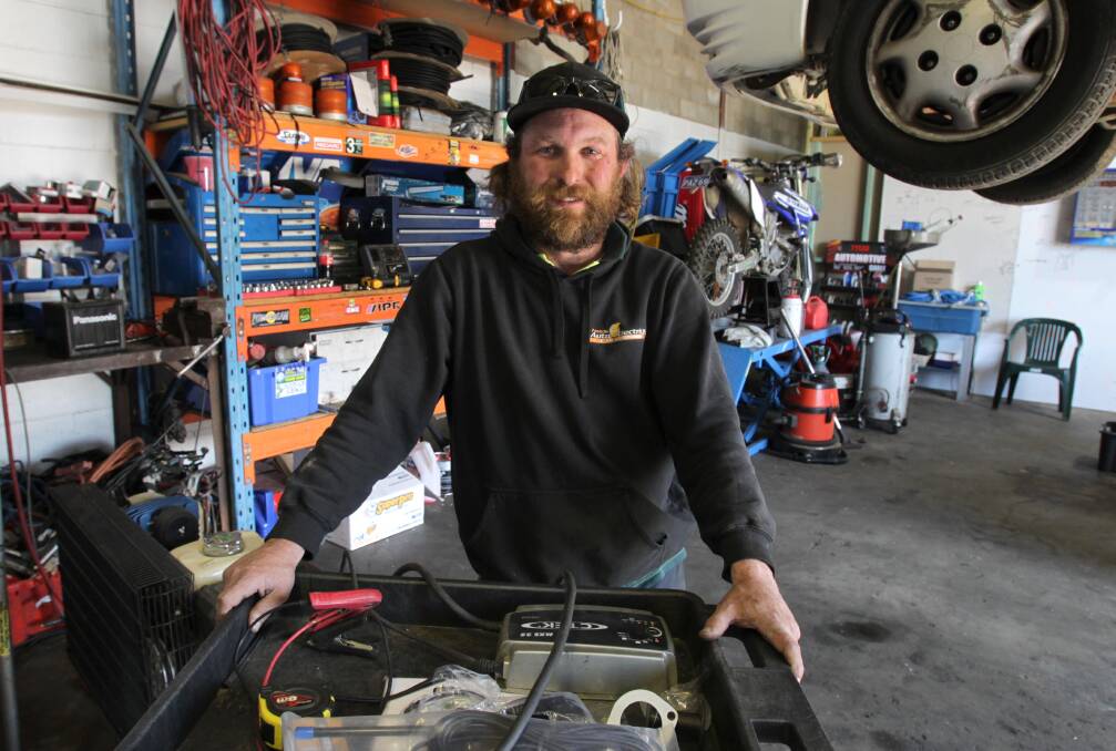 HELPING HAND: Auto-electrician Kade Passlow has received more than 50 applications after offering a job and training that was open to any applicants, regardless of their past.