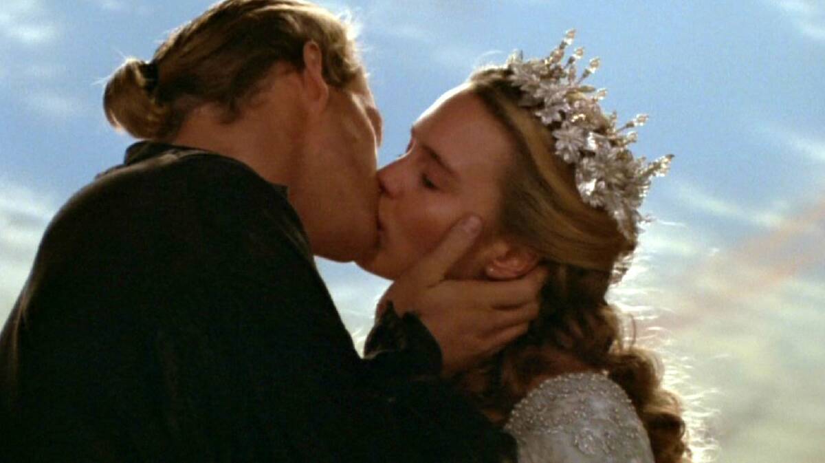 ICONIC FILM: Buttercup and her true love Westley in a key scene from The Princess Bride, which will be screened in Wagga on Valentine's Day.