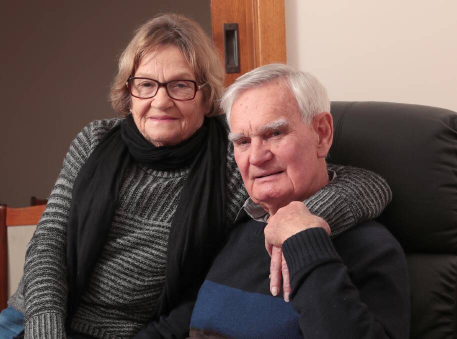 CAMPAIGNERS: Wagga grandparents Margagret and Peter Castles are hoping young people cystic fibrosis will eventually have access to a new medication. Picture: Kieren L. Tilly