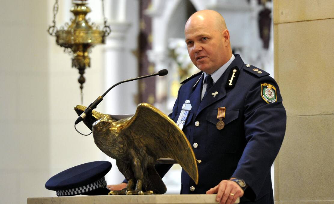 PAYING RESPECT: Superintendent Bob Noble will be at the awards to acknowledge outstanding acts of courtesy, compassion, courage and devotion to duty. 