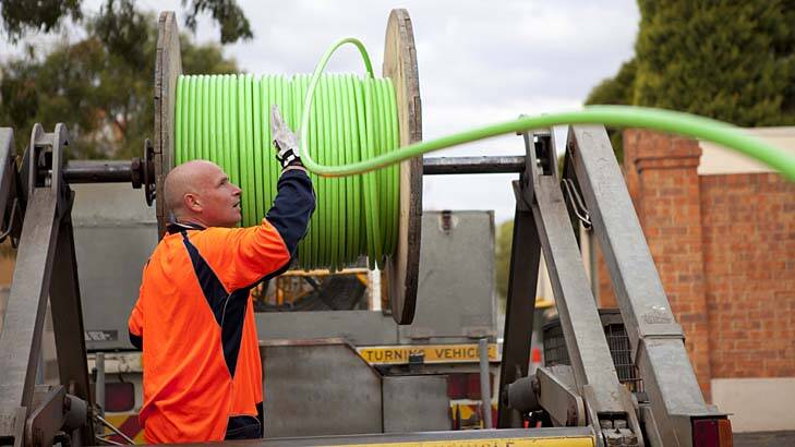 NBN installers at work. 