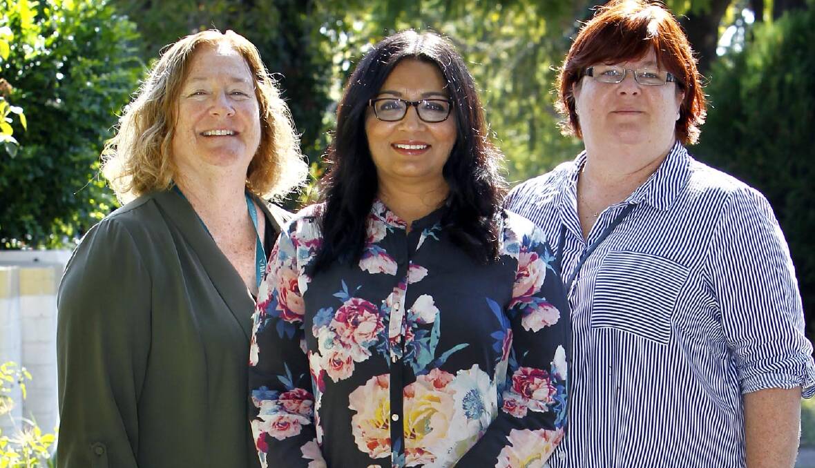 UNITED FRONT: Women's Health Centre manager Gail Meyer, Greens MP Mehreen Faruqi and Julie Mecham want abortion to be legalised. 