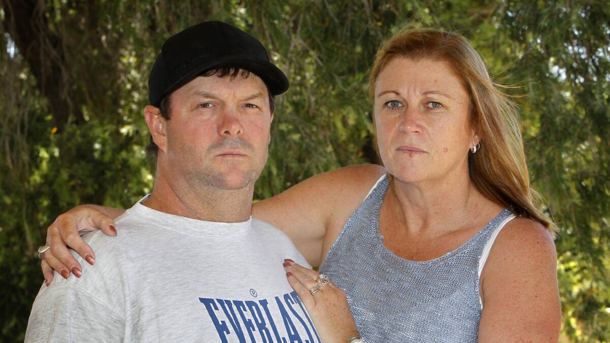 BRUTAL ATTACK: Don Elphick and his wife Angela were forced to return to Wagga early after Don was assaulted at a Bruce Springsteen concert. 