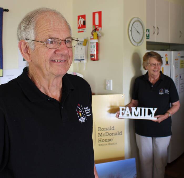 GOOD INTENTIONS: Jeff and Helen Brill have volunteered at the Ronald McDonald House for five years, and have learnt valuable life lessons from it. 