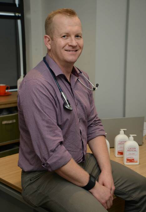 Talent recognised: Wagga GP Dr Tim Caton has won the Golden Crow Awards’ Business Leader title for 2017.