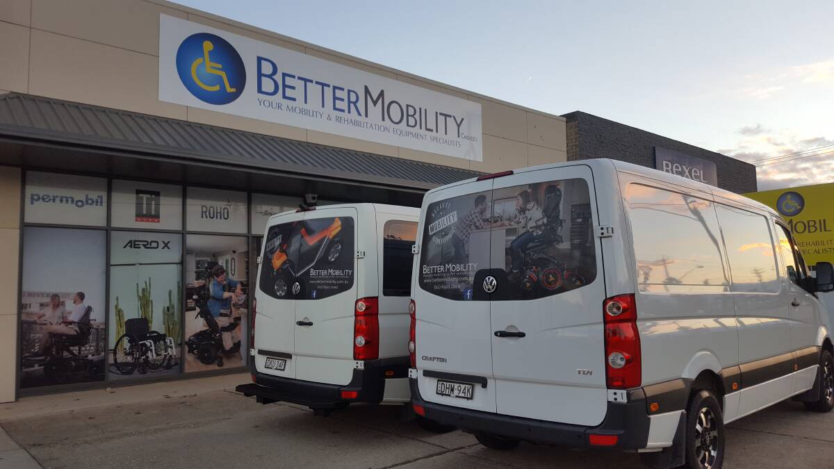 Customer focus: The team at Better Mobility are dedicated to ensuring their clients have the products they need. 