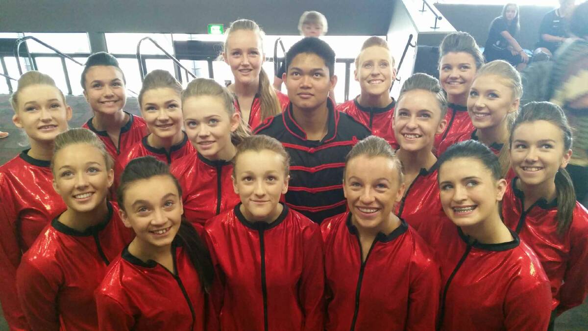 Excited: Wagga High school dancers will take to the stage in Sydney on Friday and Saturday for the School Spectacular. Picture: Supplied. 