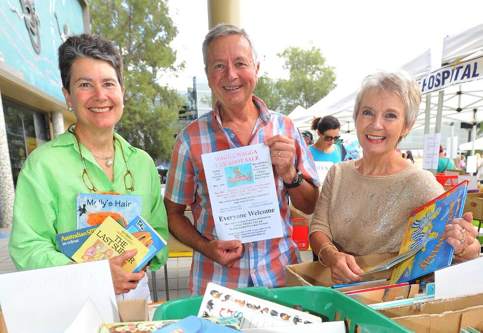 Penny Lamont, Graham McKenzie and Kay Hull promoting the last Car Boot Sale held in 2015. This year the event will be held on November 19.