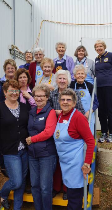 Dedicated: Women from the Riverina and Murray groups of the Country Women's Association volunteering at the Henty Field Days. 
