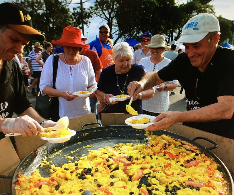 SPOONFUL OF GOODNESS: Foodies flocked to Griffith at last year's Paella in the Citrus Sculptures, held as part of last year's Taste Riverina festivities. Picture: Taste Riverina 