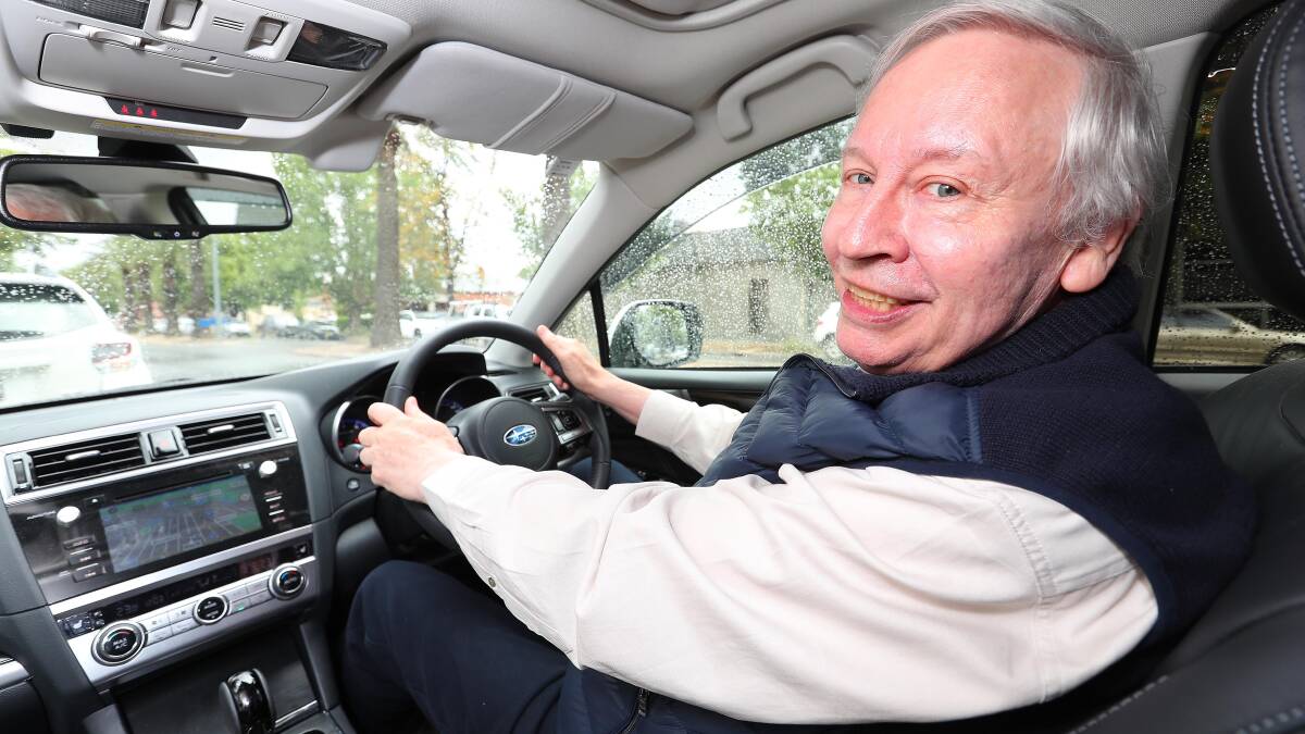 Strategic futurist Malcolm Gregory may soon get to go 'hands free' with driverless cars on the way. Picture: Kieren L Tilly.