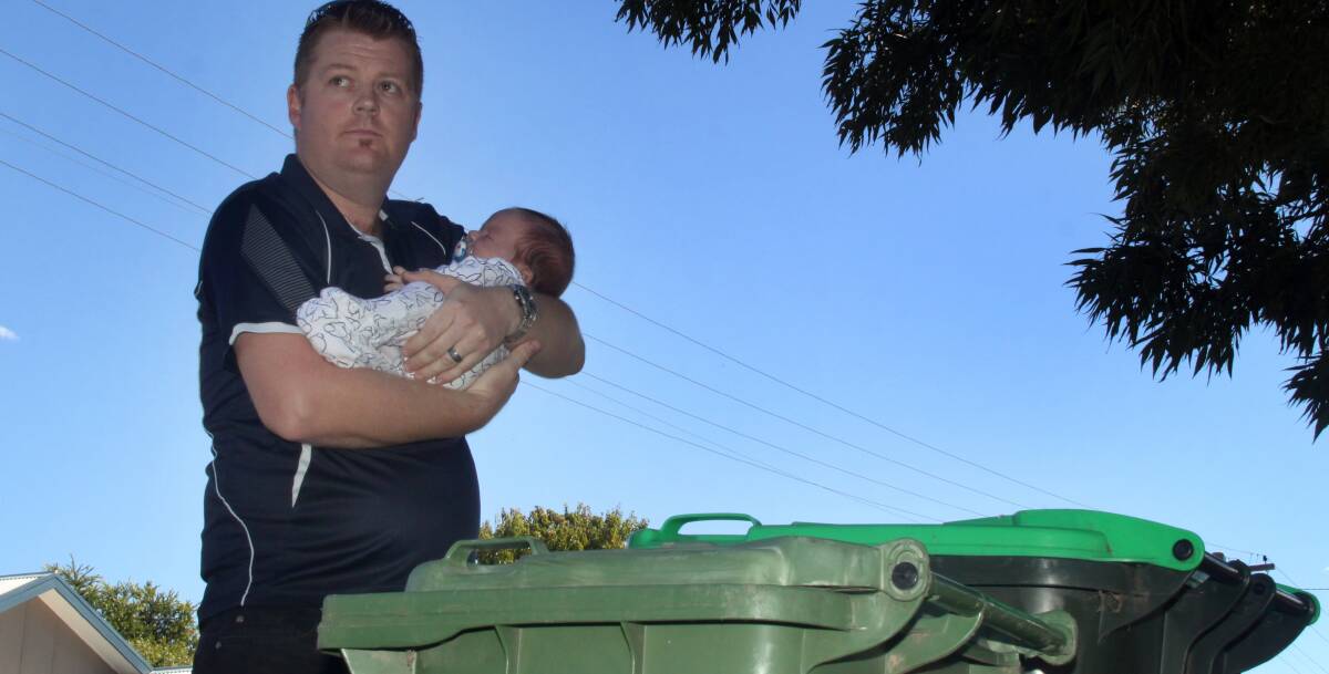 CONCERNED: North Wagga resident Austin Gregor has questioned the secrecy surrounding waste collection reports.