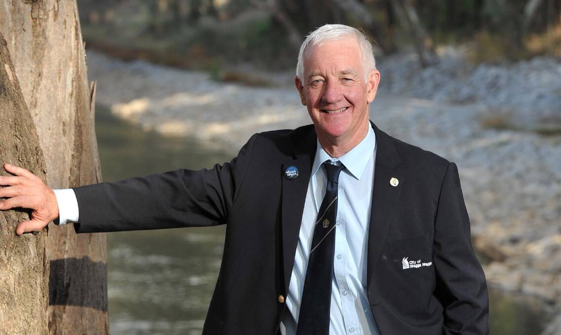 ANOTHER RUN: Wagga councillor Alan Brown has thrown his hat in the ring, running for council again.