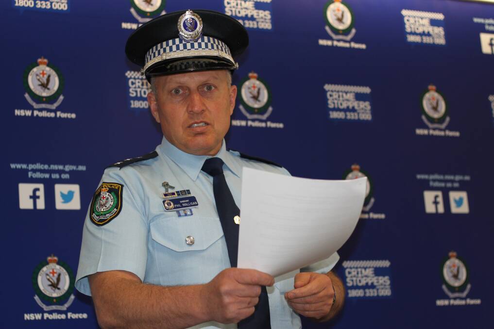 CAMPAIGN: Acting Inspector Phil Malligan says police are concerned about the number of women seriously injured in domestic violence attacks in Wagga. 