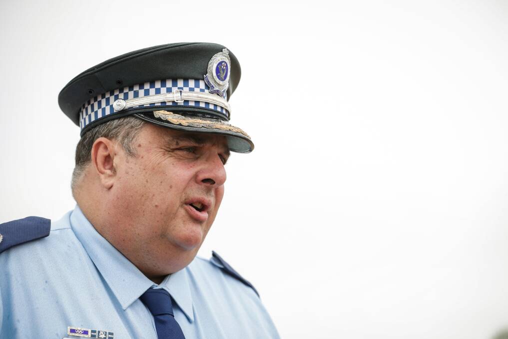 TOLL TOO HIGH: NSW Police Traffic and Highway Patrol Commander Assistant Commissioner Michael Corboy. Picture: JAMES WILTSHIRE