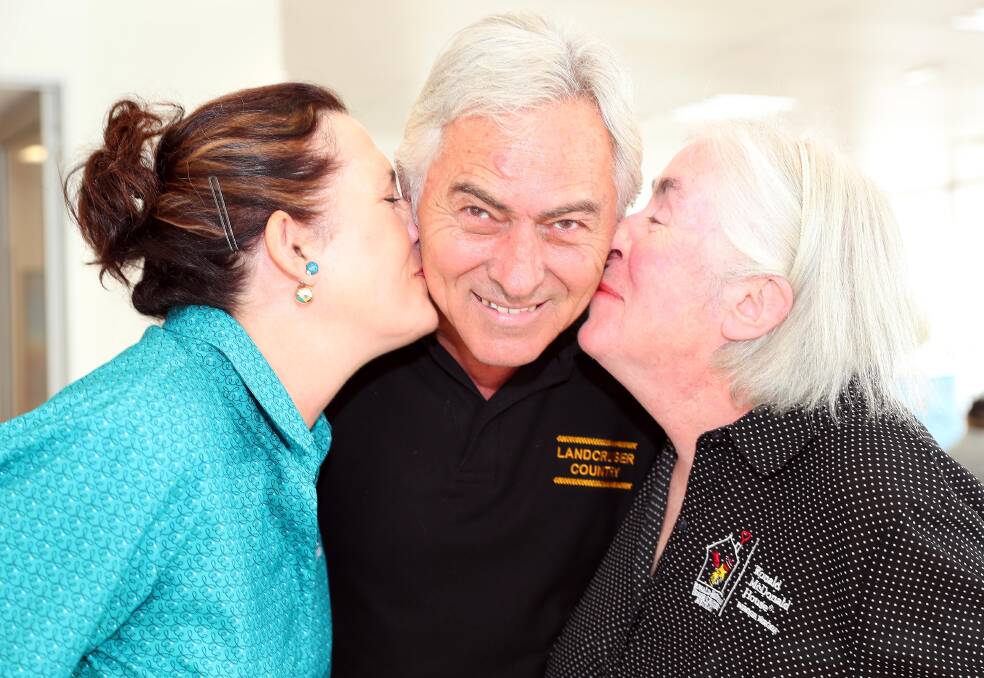 SPREADING THE LOVE: Ellie Webb from Country Hope, Daniel Martelozzo Thomas Bros dealer principal and Deborah Braines Executive Officer Ronald McDonald House. Picture: Kieren L. Tilly 