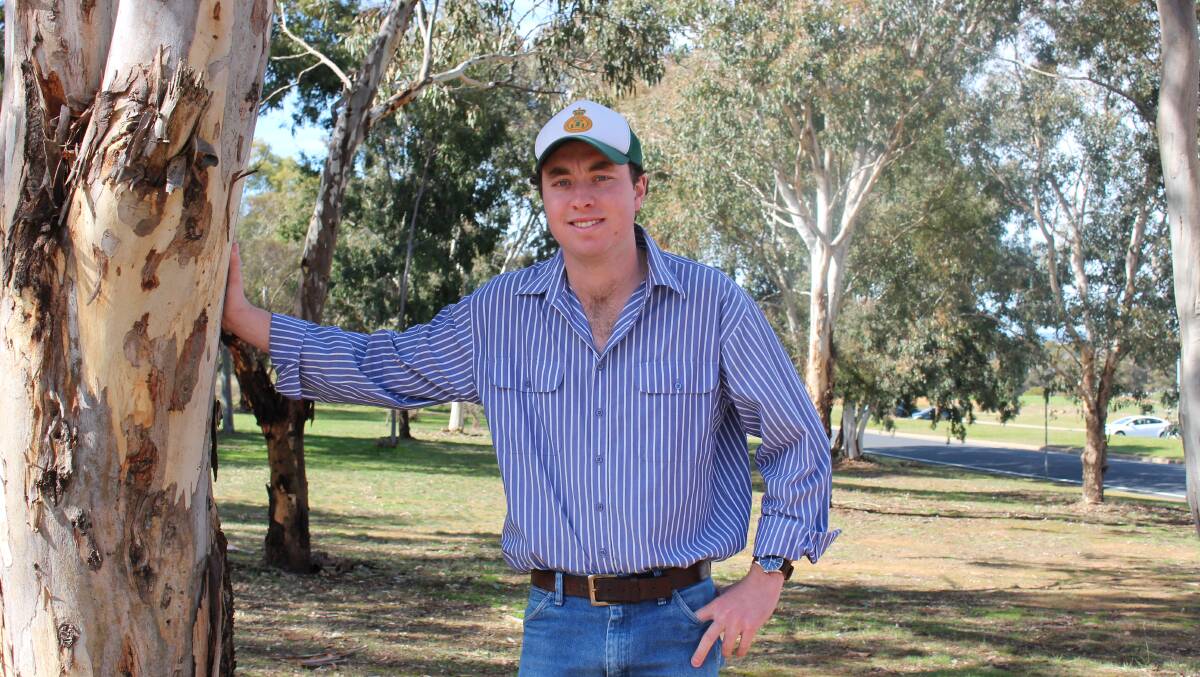 FARM SMART: Second year Agricultural Science student Liam Norrie has secured a scholarship from the Royal Agricultural Society. Picture: Madeleine Clarke 