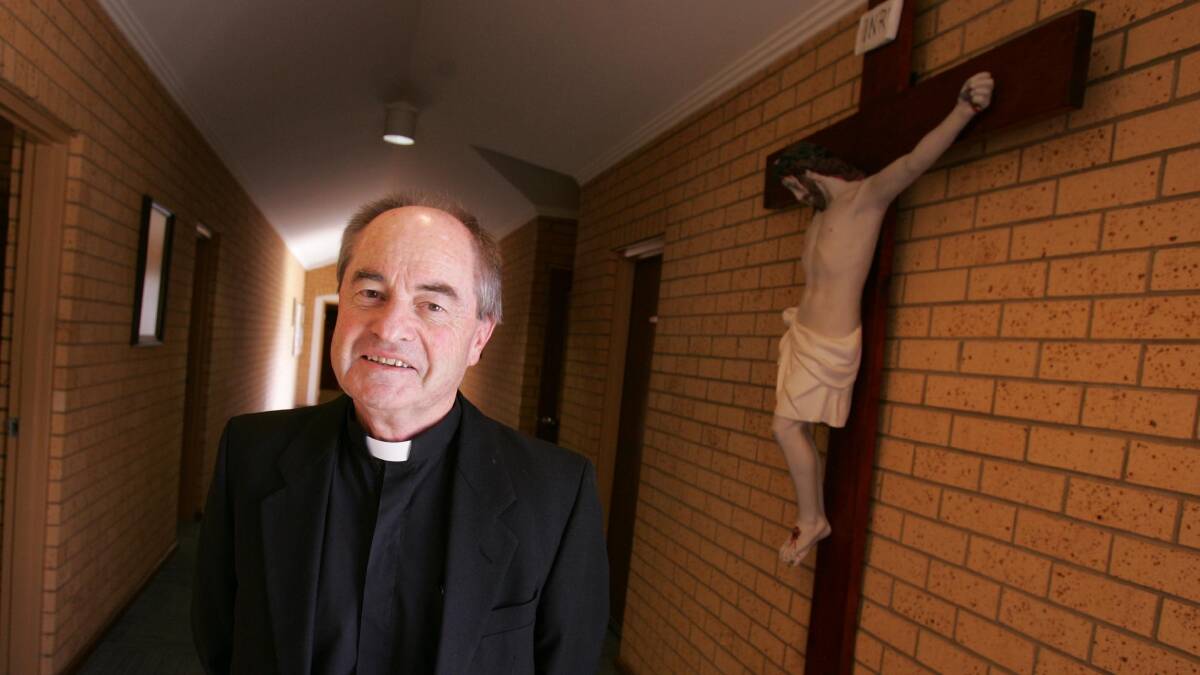 RECTOR: Fr Peter Thompson has told the Royal Commission some older priests are frightened of being accused of molesting children and he knows of one who refuses to go into his school for that reason.