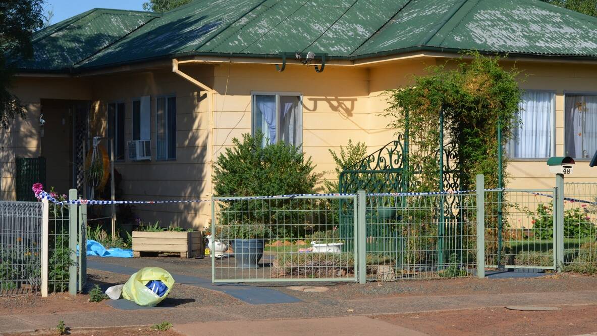CRIME SCENE: The house where Marianne Parker stabbed her husband. Picture: West Wyalong Advocate
