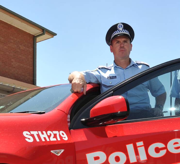 POLICE DRUG TESTS: Senior Sergeant Wayne McLachlan is unapologetic for enforcement of a law that's catching hundreds of drug users across the Riverina.
