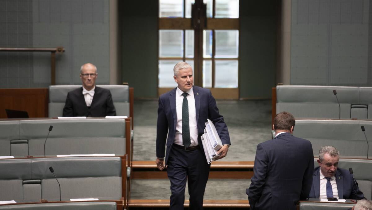 SURVIVOR: Deputy Prime Minister Michael McCormack arrives for question time in February after surviving a leadership challenge. Picture: Sitthixay Ditthavong