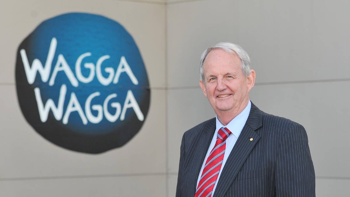 Wagga mayor Greg Conkey, who says the council's 2017/18 annual report shows a balanced budget and strong performance from major assets