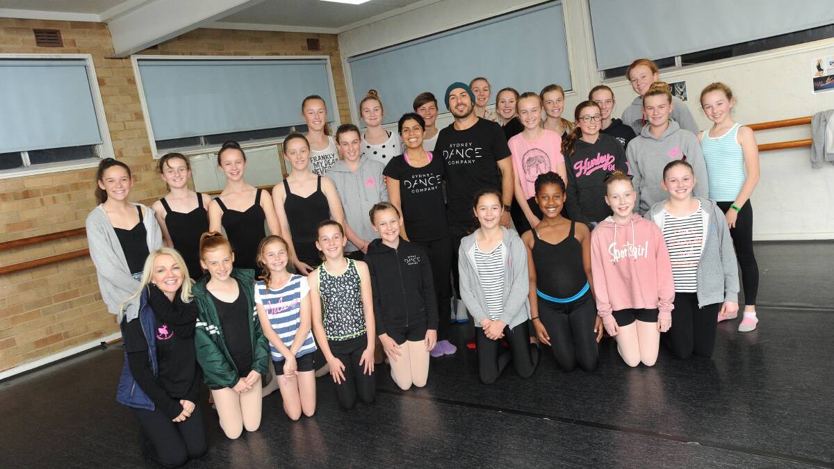 Dance workshops held by Sydney Ballet School at Wagga Academy of Ballet. 