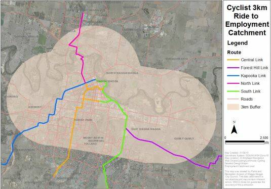 NEW PLAN: Wagga City Council has been offered considerable funding from the state government to develop and implement a bicycle network. 