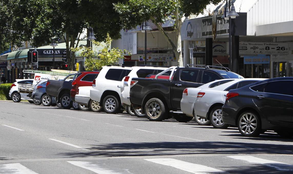 PARKING CHANGE: Shop owners have suggested nose-to-kerb parking to combat dwindling foot traffic. 