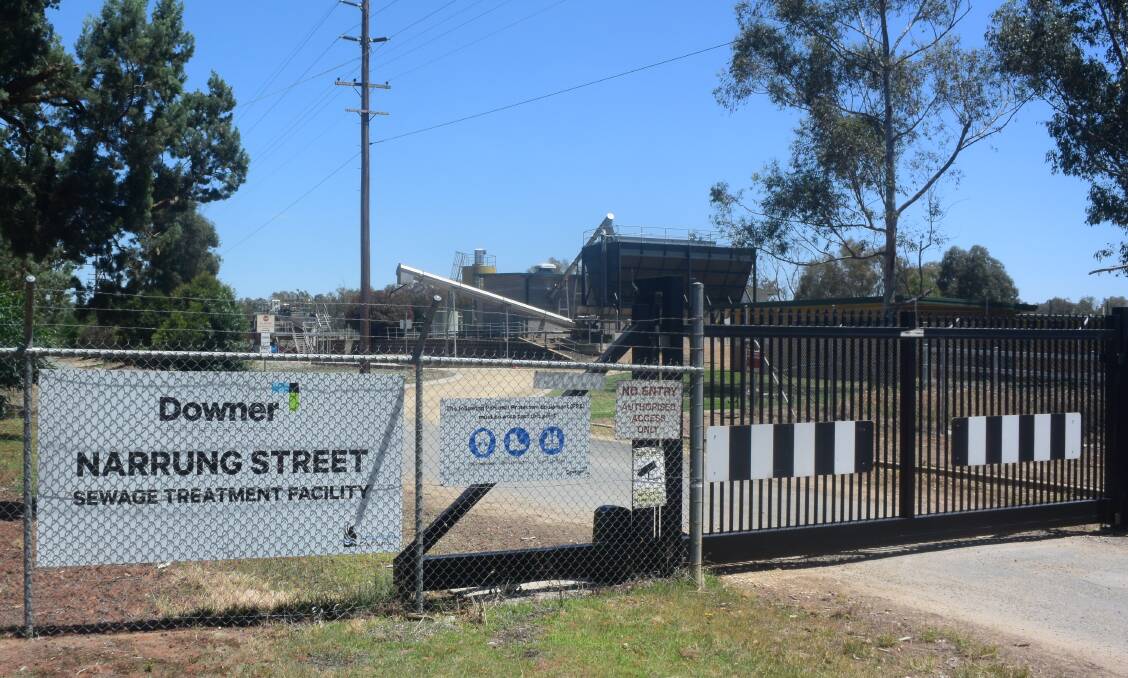 NEIGHBOURS: The Narrung Street sewage treatment facility could have a new face next door if the strawberry farm is approved by council next week. Picture: Lachlan Grey