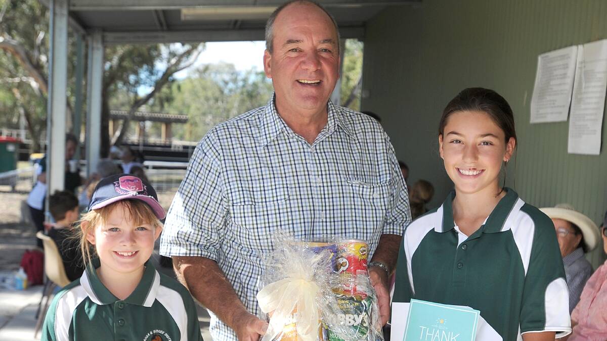 READY: Member for Wagga Darryl Maguire (pictured with Matilda Urquhart and Molly Hulm) will launch the new clubhouse alongside deputy mayor Dallas Tout. 