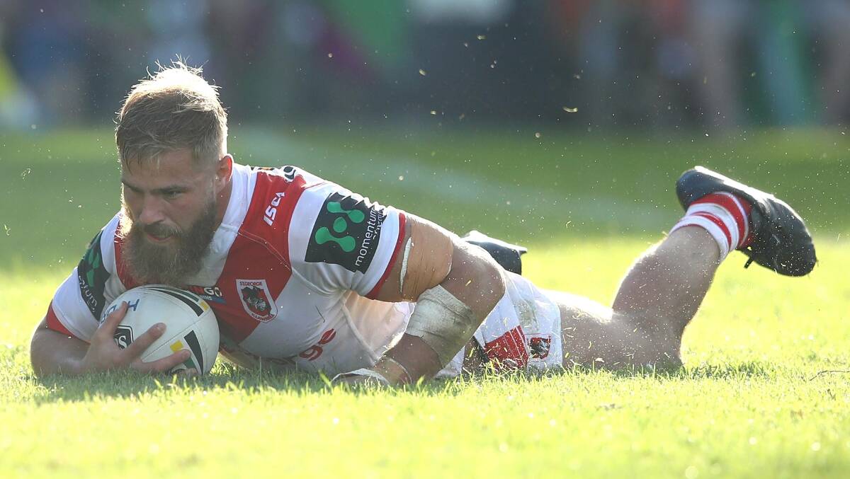 COOTA COUNTRY: Hometown hero Jack De Belin will line up for the Country Origin side in Sunday's City-Country clash at Glen Willow Regional Sports Stadium.