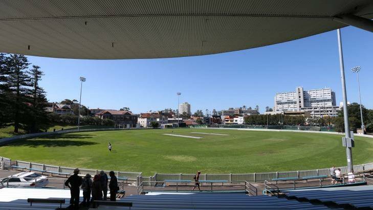 Potential carpark: Manly Oval as it currently stands. Photo: Peter Rae