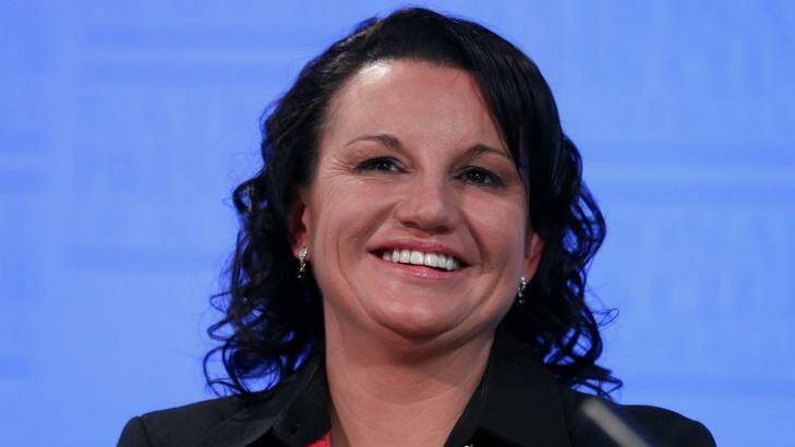 Independent senator Jacqui Lambie has compared the Greens with Islamic State. Photo: Alex Ellinghausen