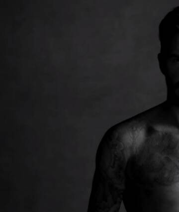 David Beckham and James Corden in their spoof advertisement for "D&J Briefs". Photo: YouTube