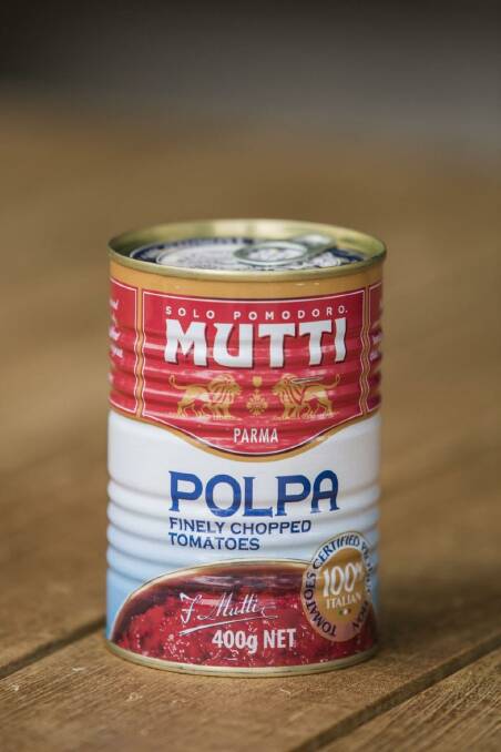 Delicious: Mutti finely chopped tomatoes. Photo: Dominic Lorrimer