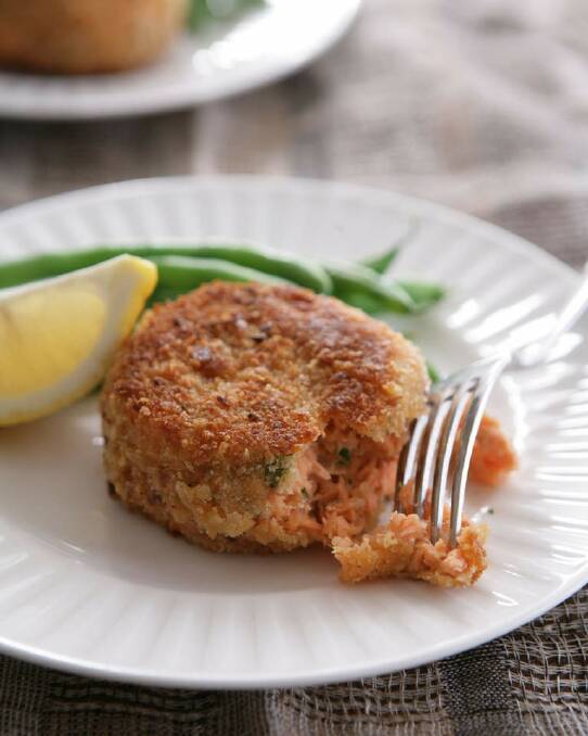 Salmon fish cakes are worth cooking from scratch <a href="http://www.goodfood.com.au/good-food/cook/recipe/salmon-fish-cakes-20111018-29wgh.html"><b>(Recipe here).</b></a> Photo: Marina Oliphant