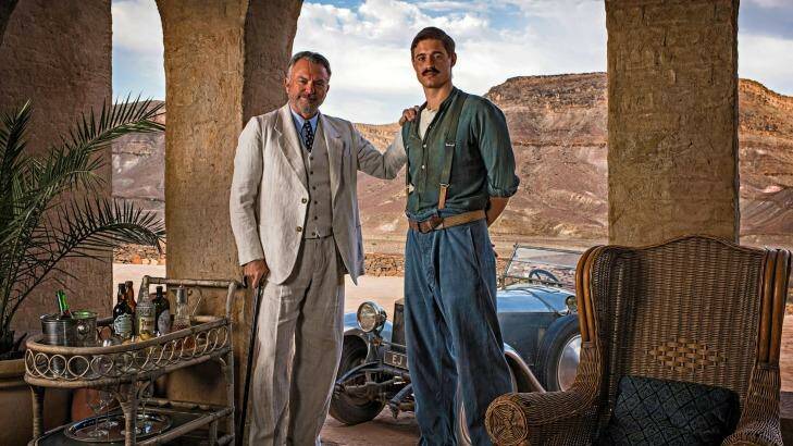 Sam Neill (left) as Lord Carnarvon and Max Irons as Howard Carter in <i>Tutankhamun</i>. Photo: Supplied
